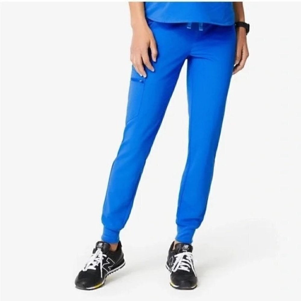 Figs Zamora Royal Blue Jogger Scrub Pants XXS